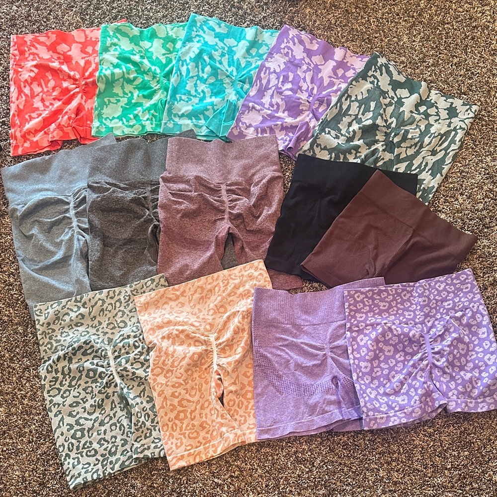 Lot of 14 shein workout shorts Collection